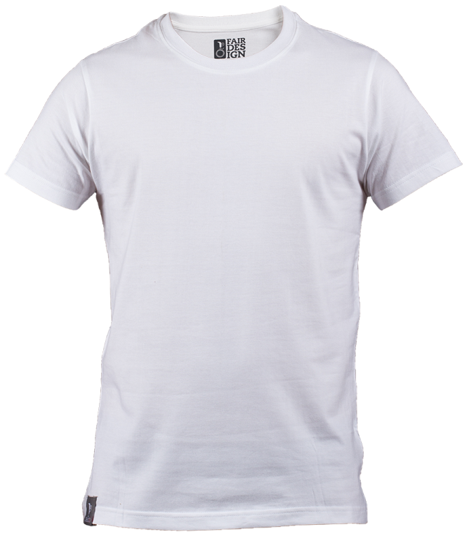 a white t - shirt with black logo on the front