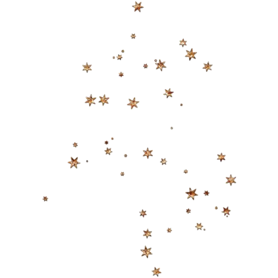gold stars on a white background