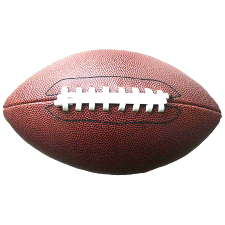 a football on a white background