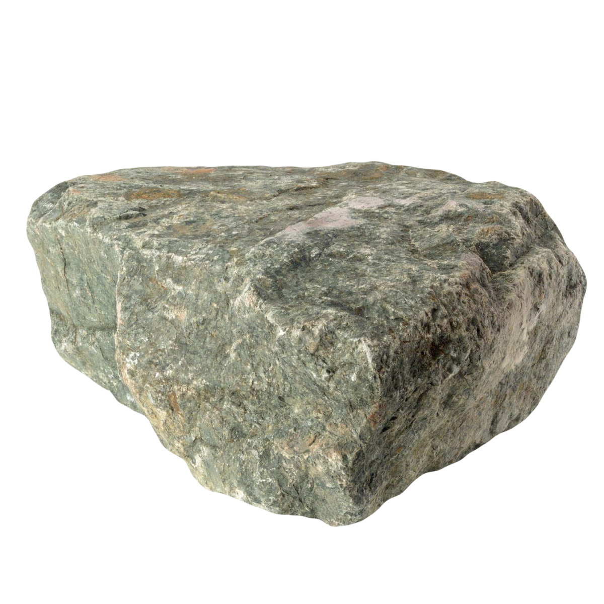 a large rock on a white background