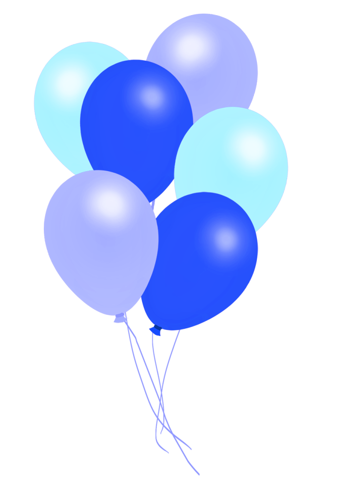 a bunch of balloons on a white background
