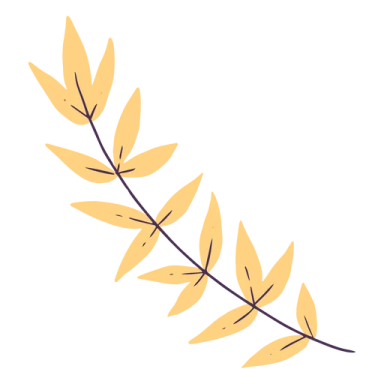 a branch with leaves on it