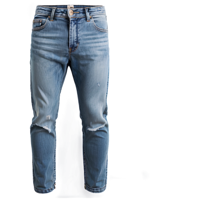 a pair of jeans on a white background