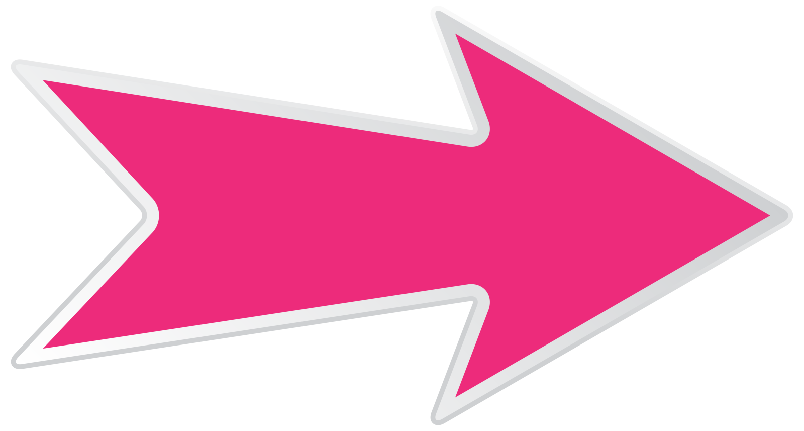 a pink arrow pointing up