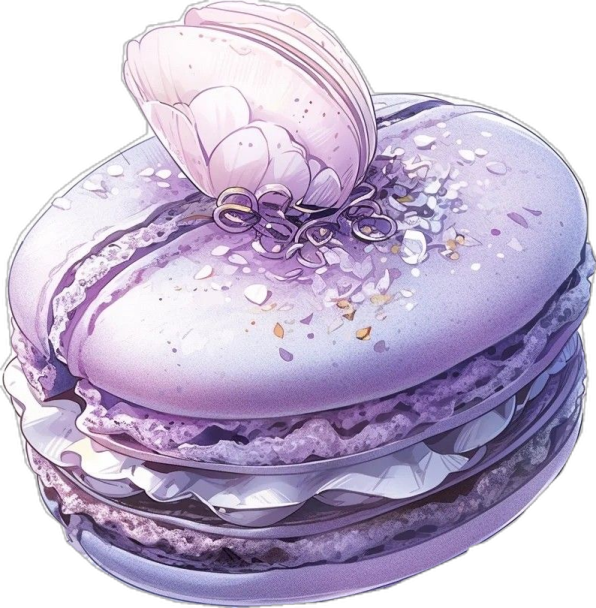 a purple cake with a butterfly on top