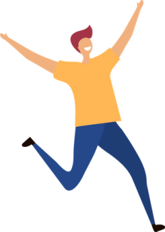 a person jumping in the air