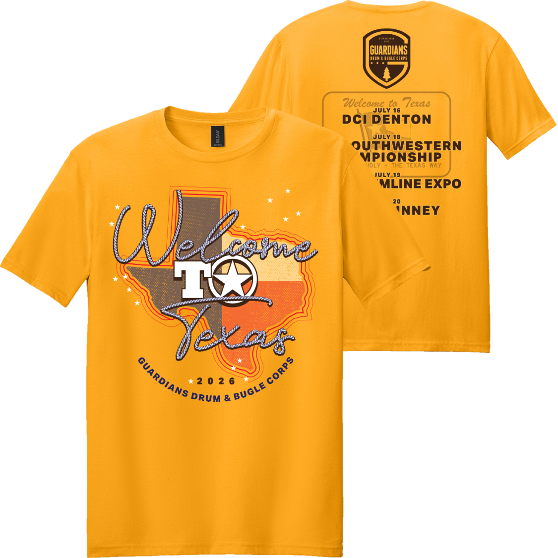 a t - shirt with the logo for the denver broncos