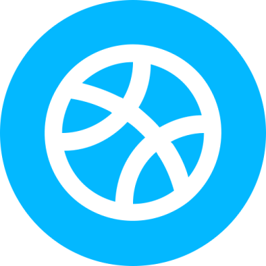 a blue circle with a white cross in the center
