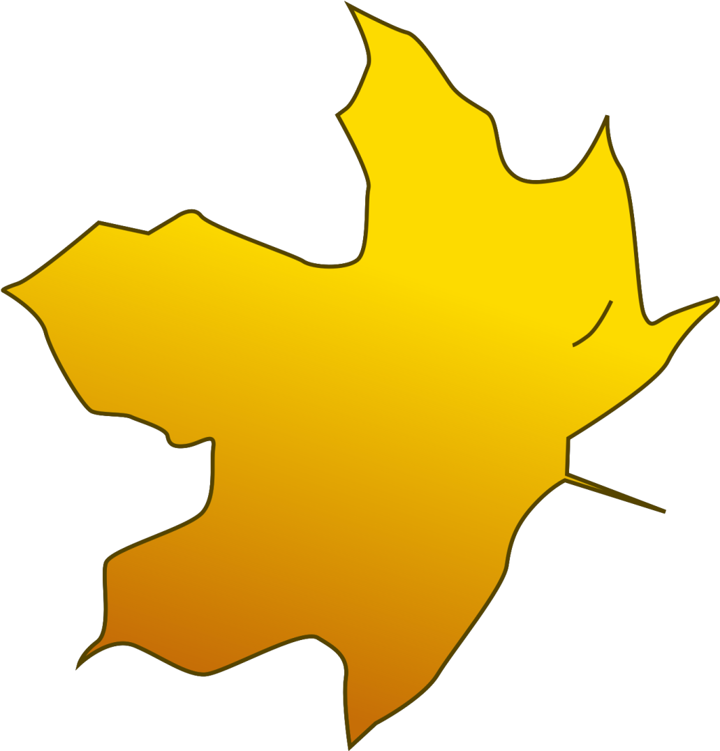 a yellow leaf on a white background