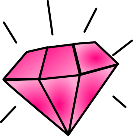 a pink diamond