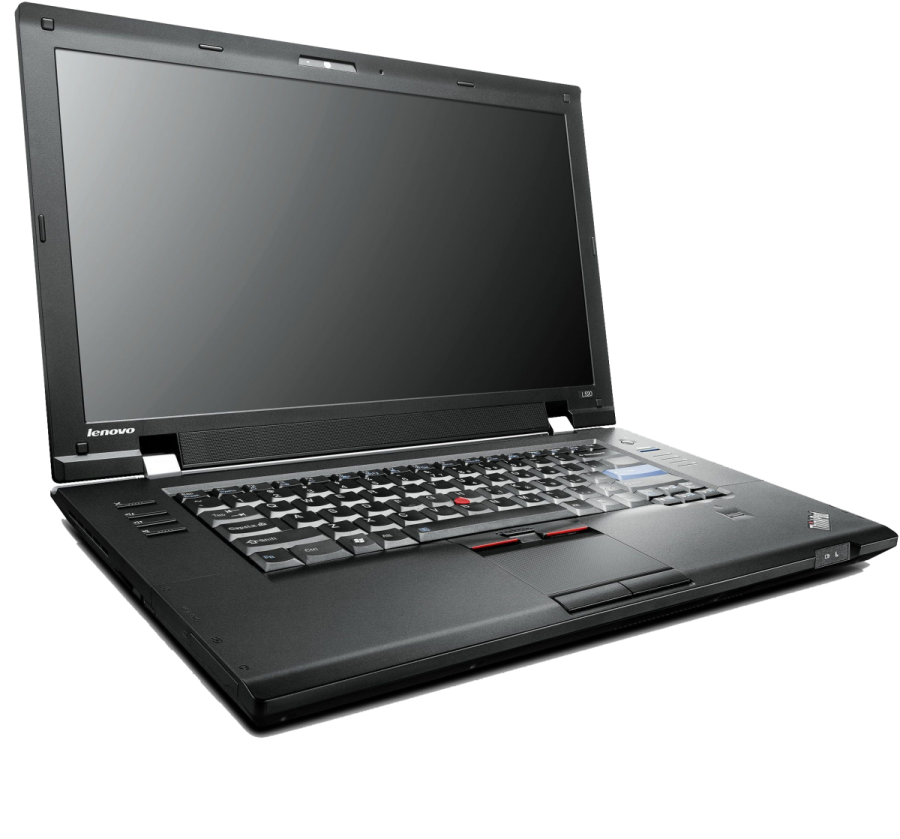 the laptop is open and ready to use