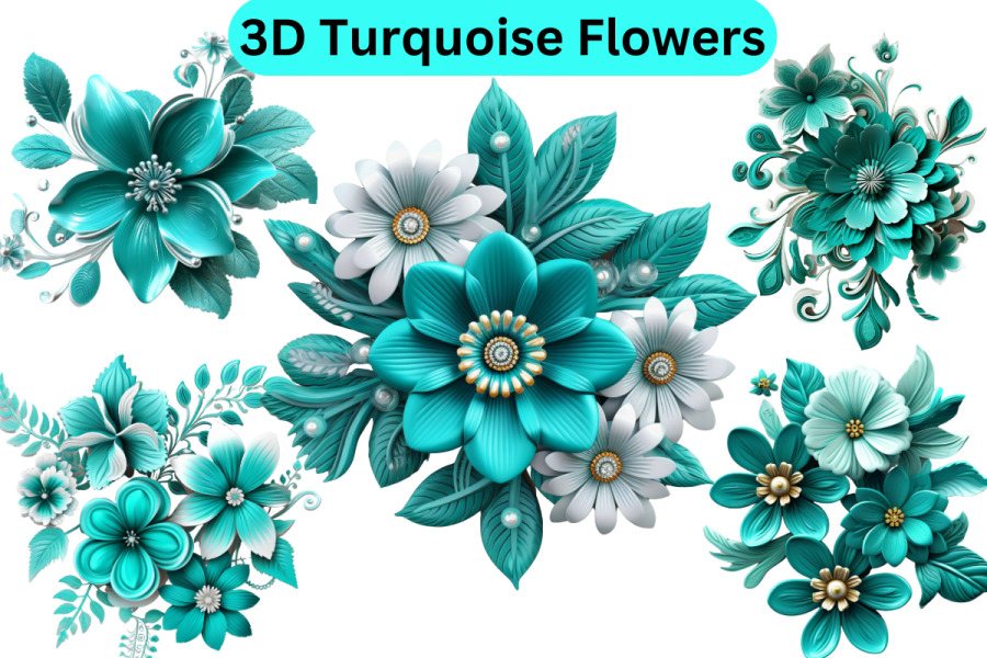 3d florals and flowers