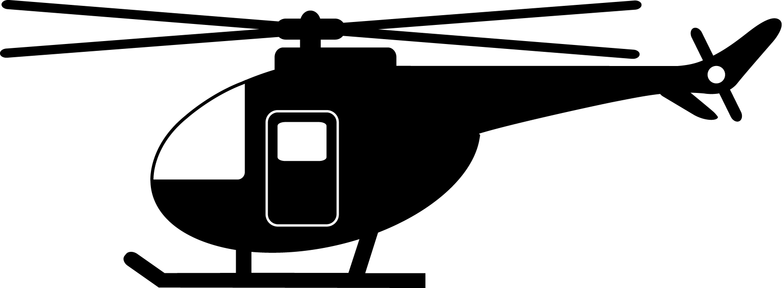 a black and white helicopter icon