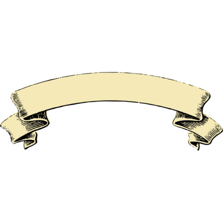 an old scroll with a blank ribbon