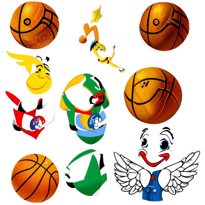a bunch of different types of basketball balls