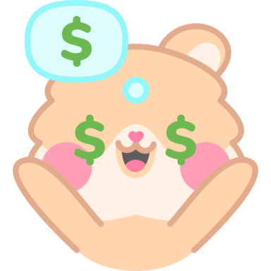 a teddy bear with a dollar sign on its face