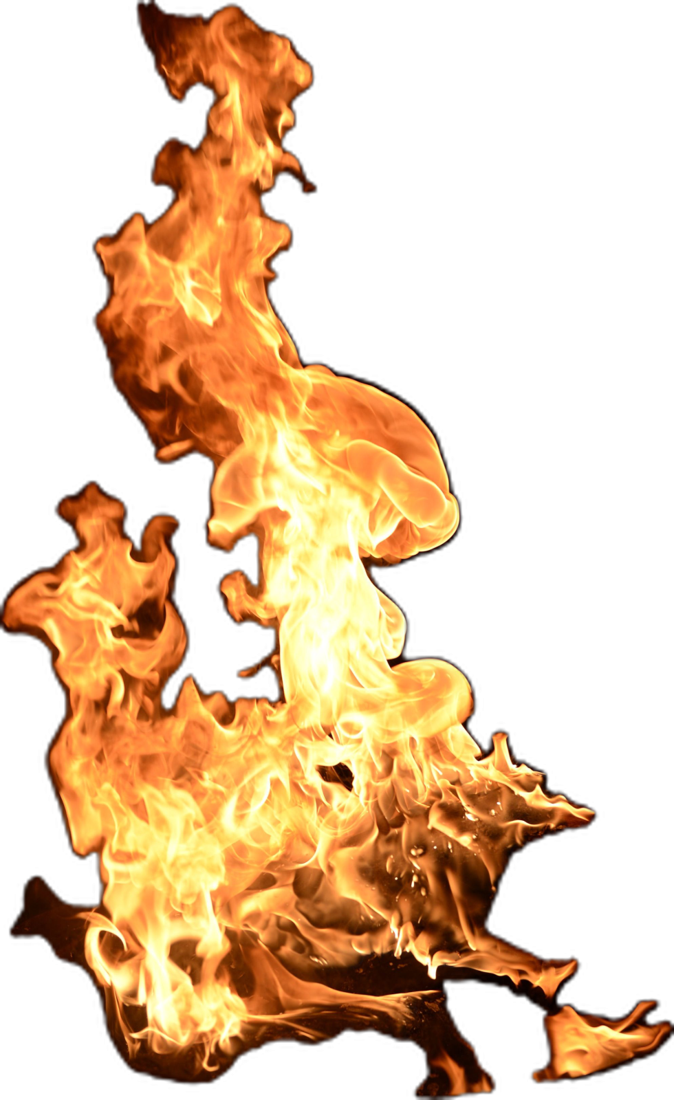 an image of a fire on a white background