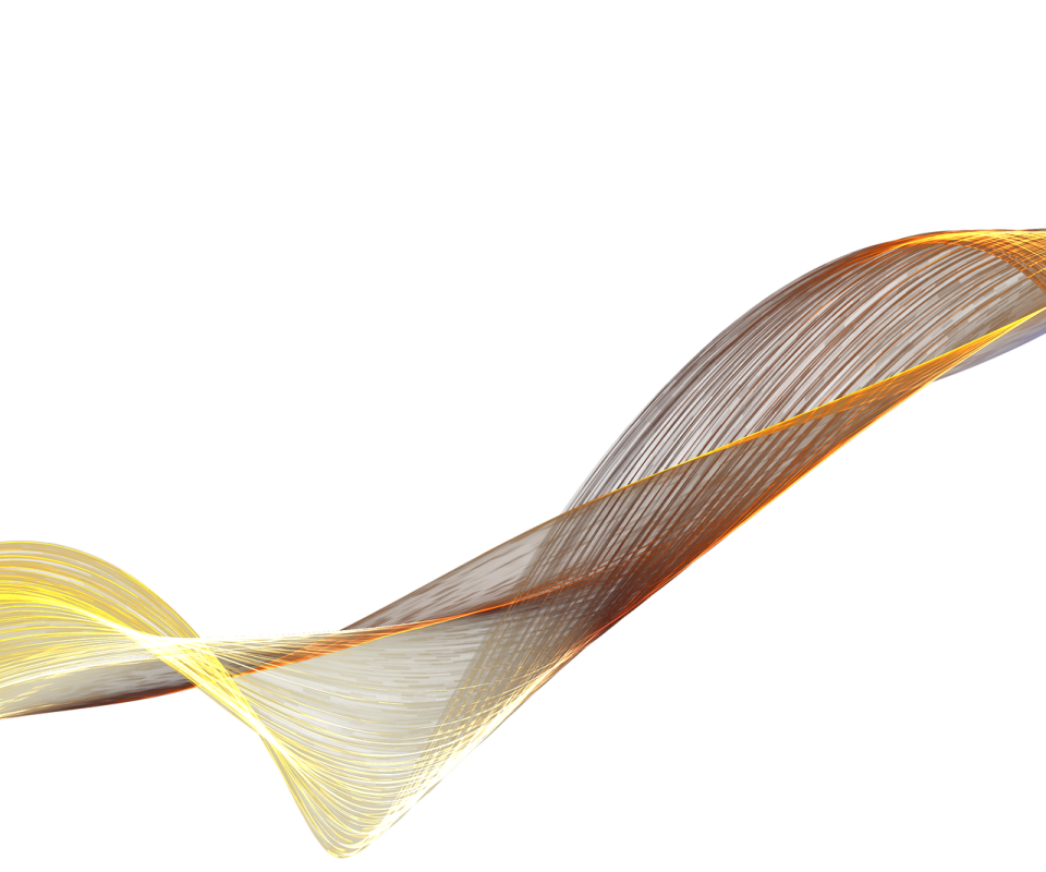 a close up of a yellow and brown wave