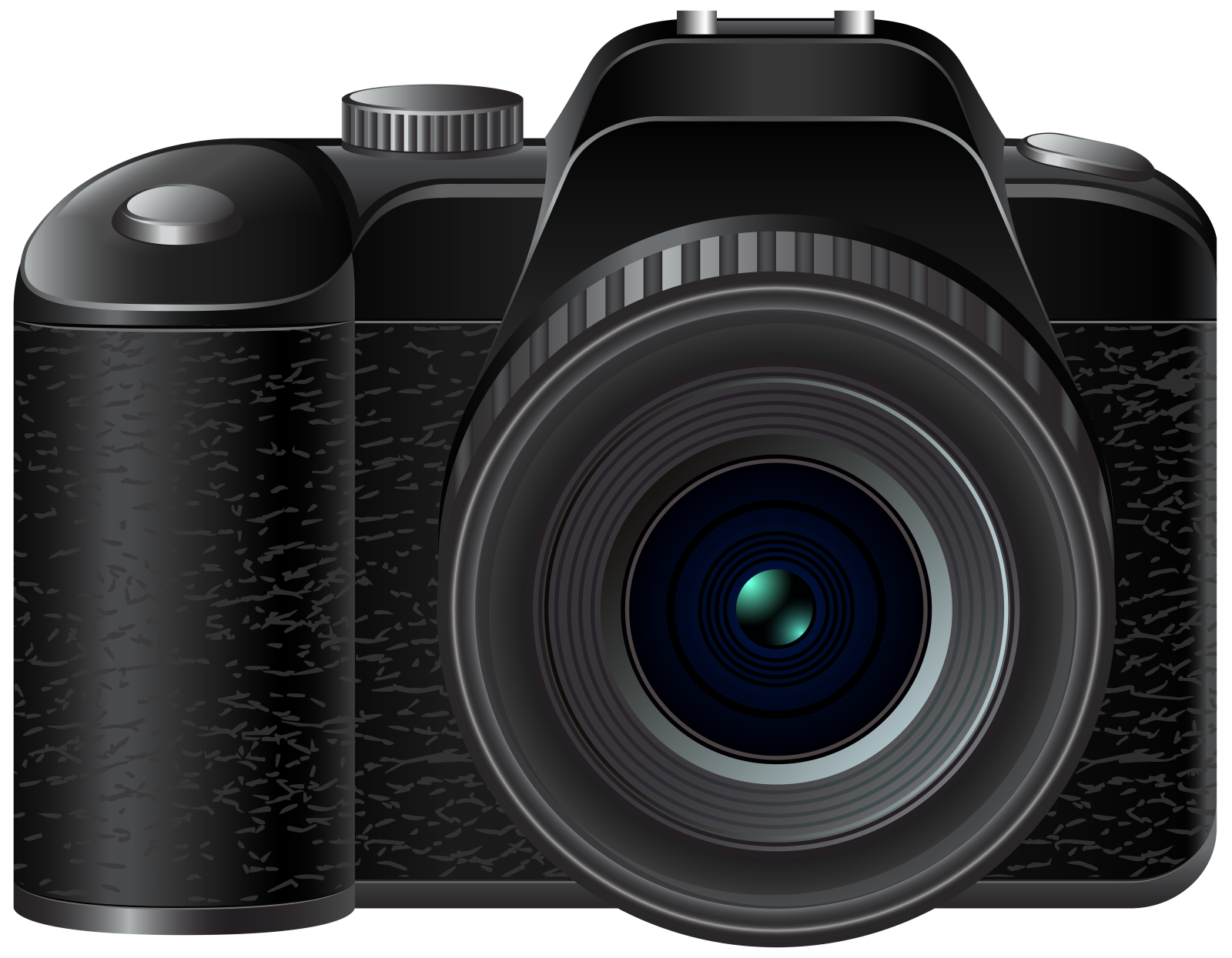 a digital camera on a white background
