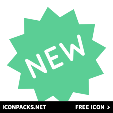 a green star with the words new on it