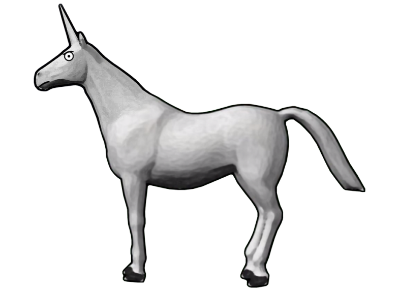how to draw a unicorn step by step