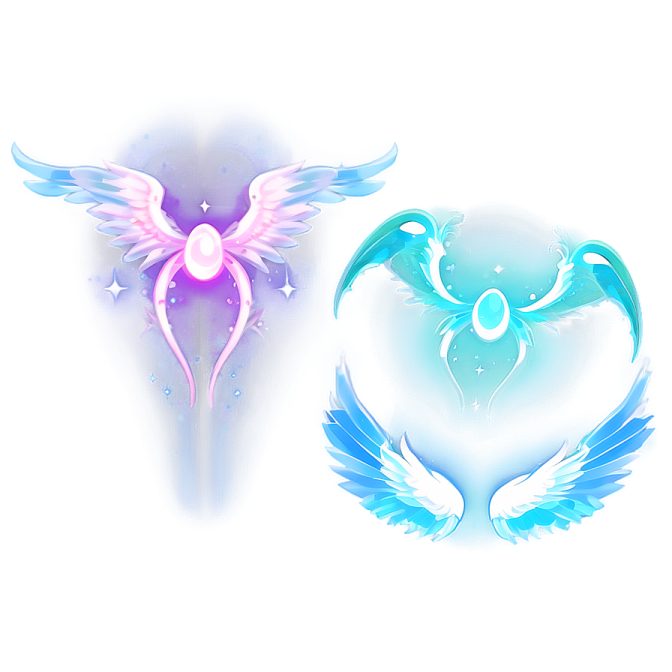 two different types of wings