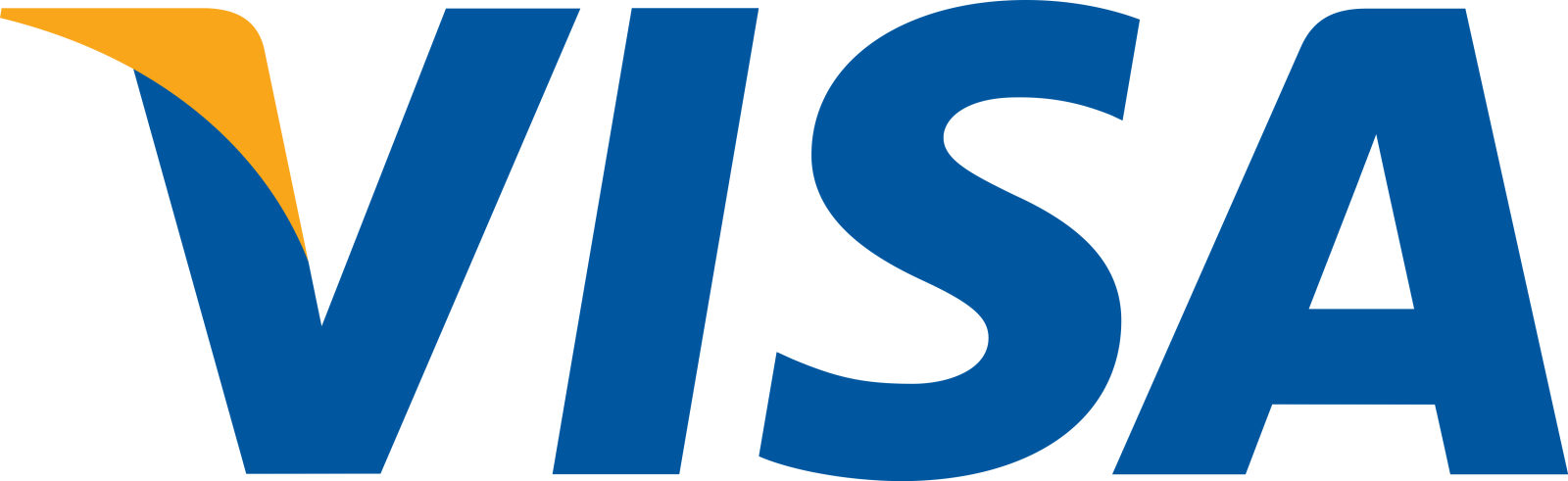 the visa logo on a white background