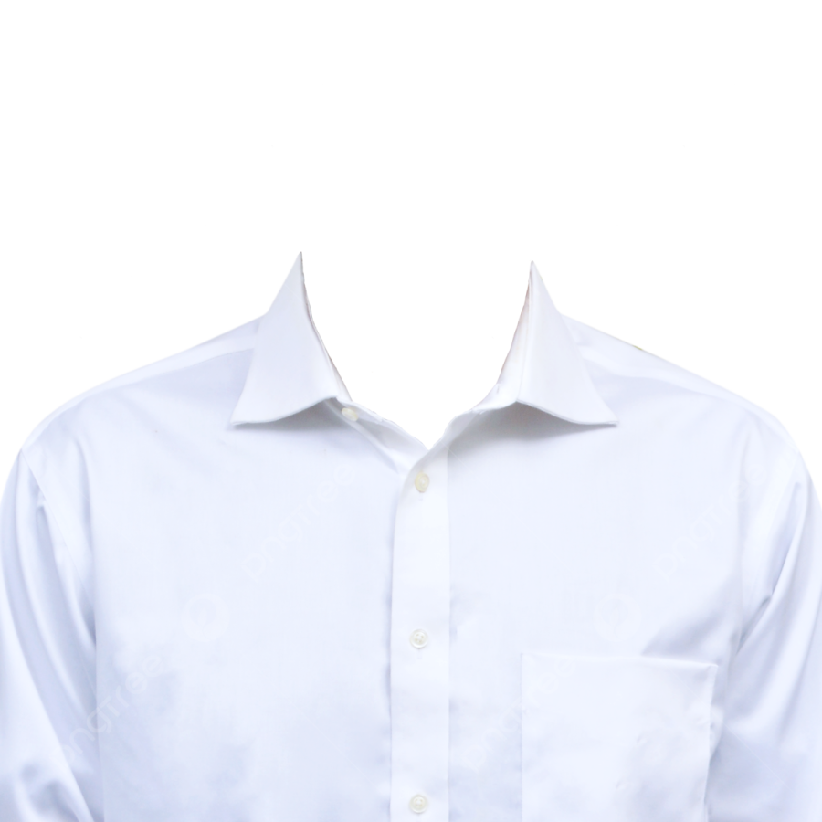 a man in a white shirt and black pants