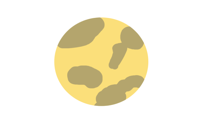 a yellow egg with black spots on it