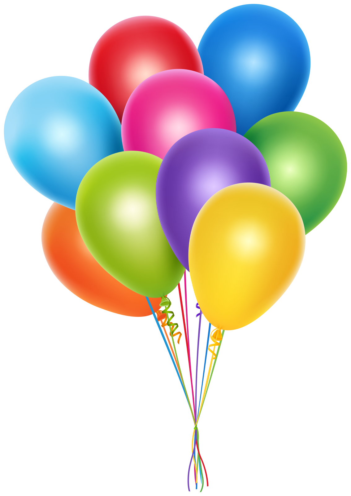 a bunch of balloons