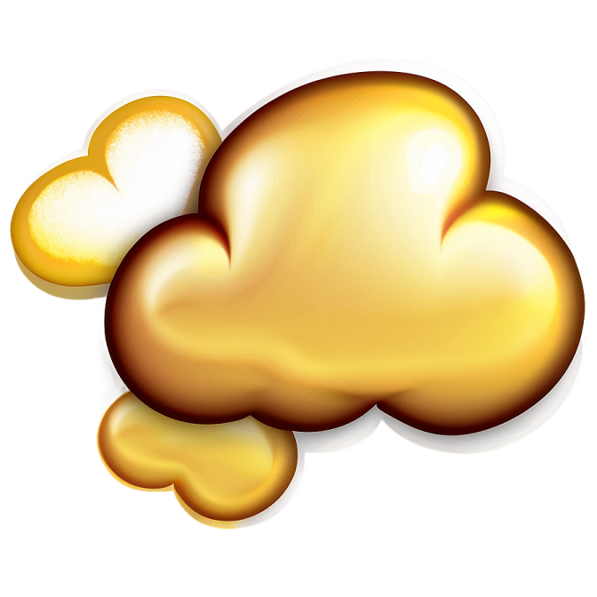 an image of a cloud with two hearts