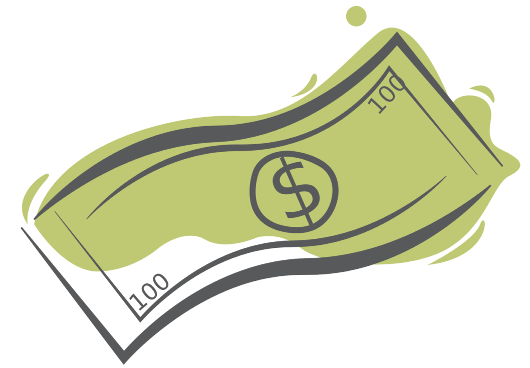 a money bill with a dollar symbol on it