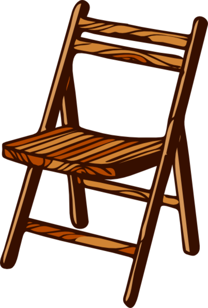 a wooden chair