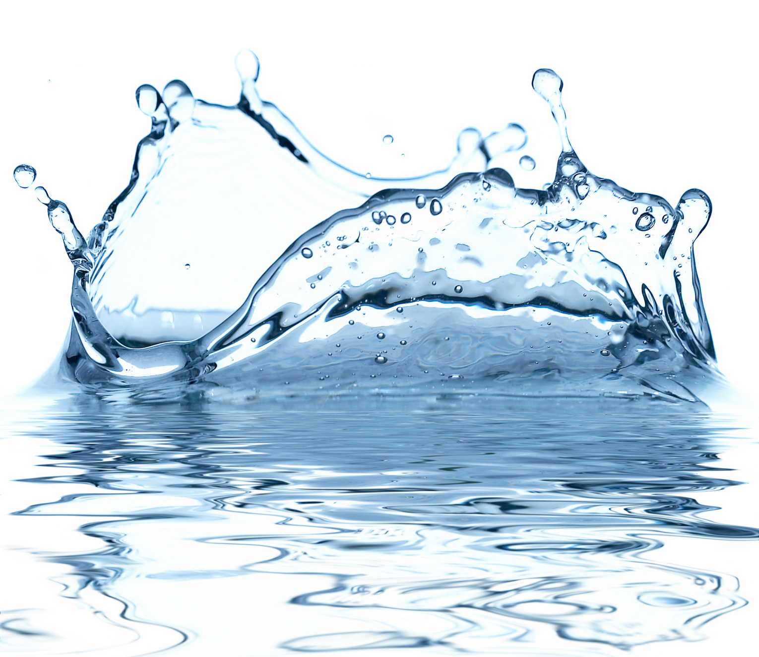 water splashing on a white surface
