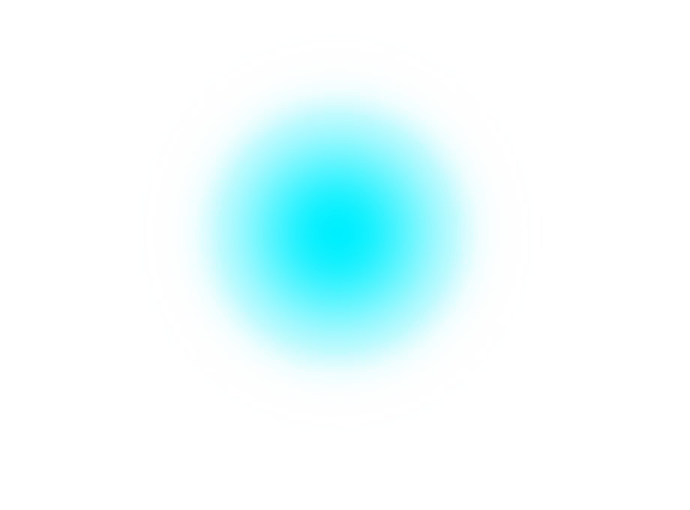 a blue circle on a white background