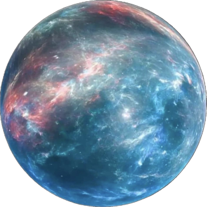 an image of a blue planet
