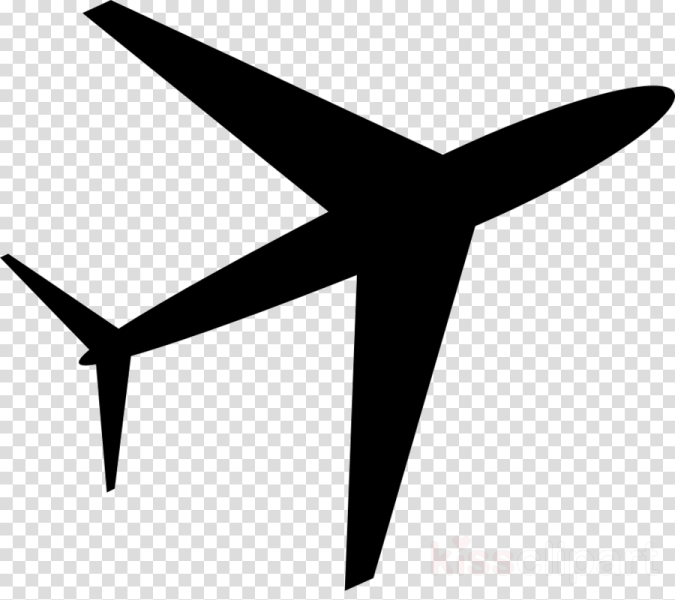 an airplane silhouette on a transparent background