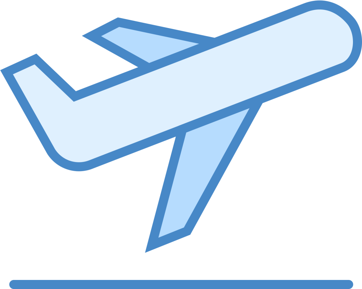 an airplane icon with a white background