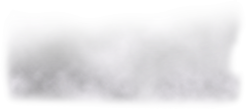a black and white photo of a person in the fog