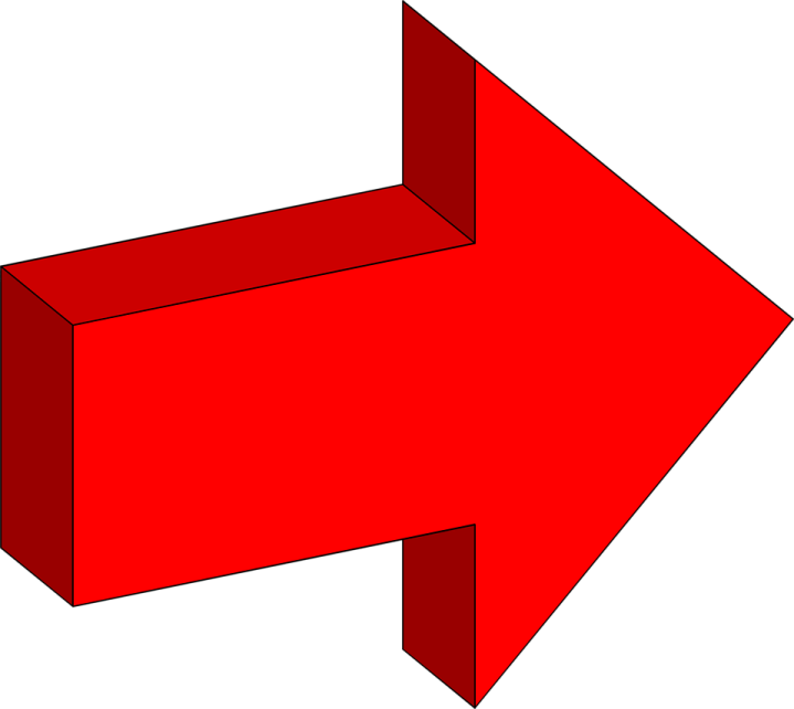 a red arrow icon