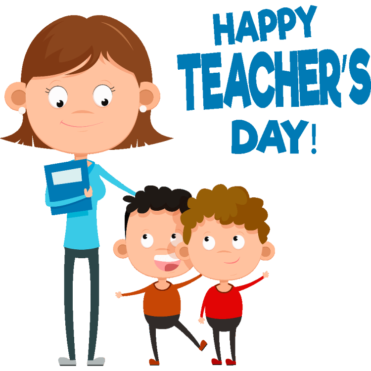 happy teacher's day clipart