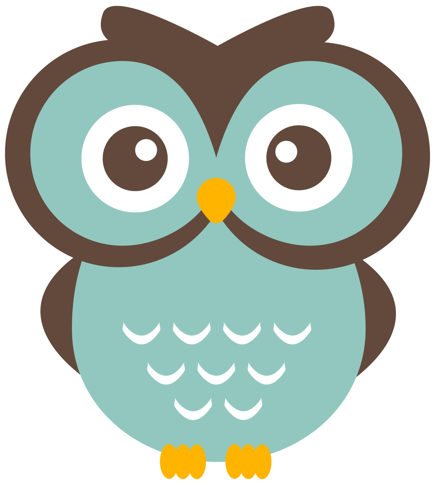 a blue and brown owl with big eyes