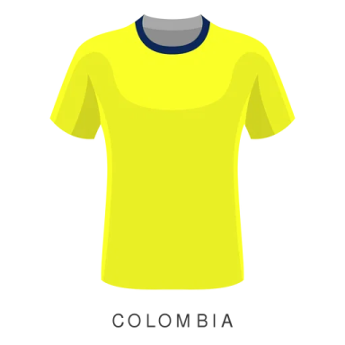 a yellow t - shirt on a white background