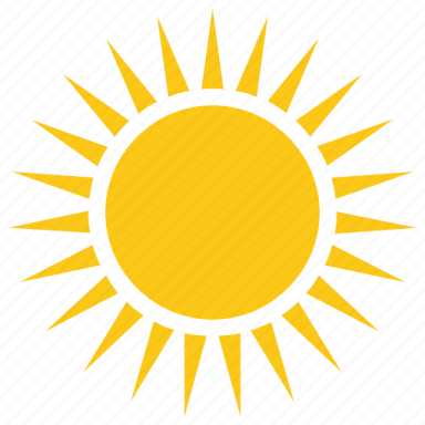 a yellow sun icon