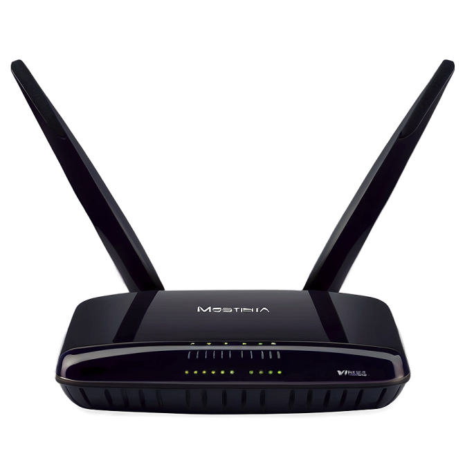 the asus wireless route router is shown in black