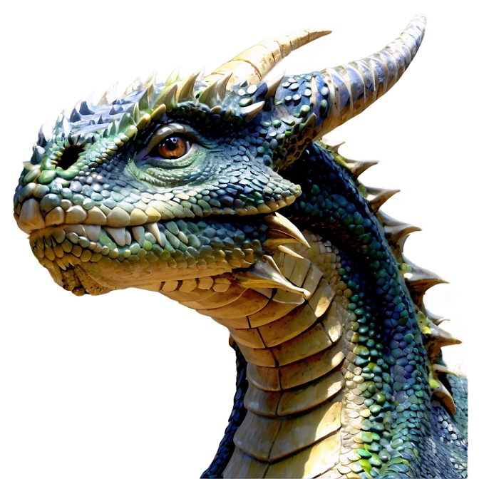 the head of a dragon