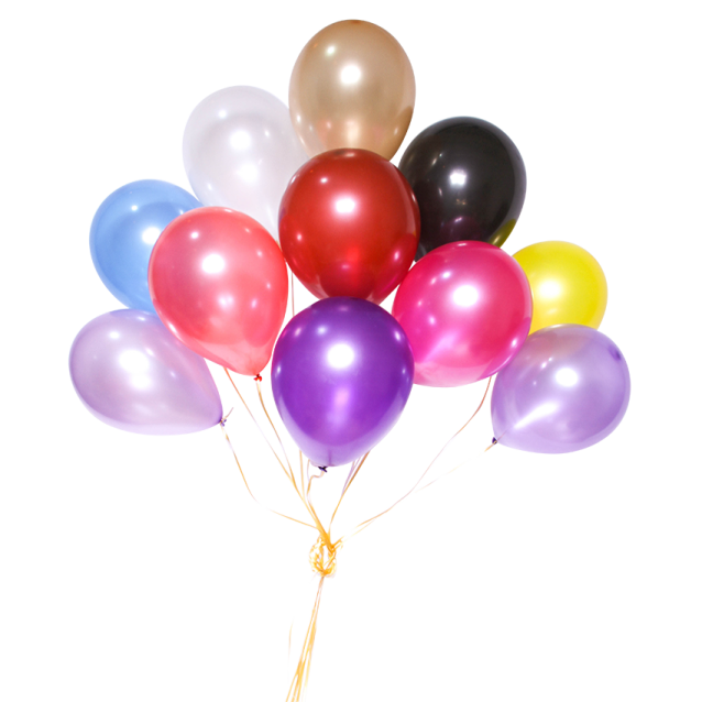 a bunch of balloons