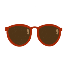 a pair of sunglasses on a white background