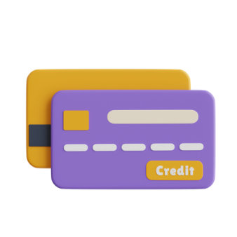 a credit card with the word credit on it