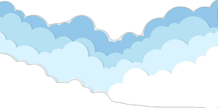 a cloud in the shape of a heart